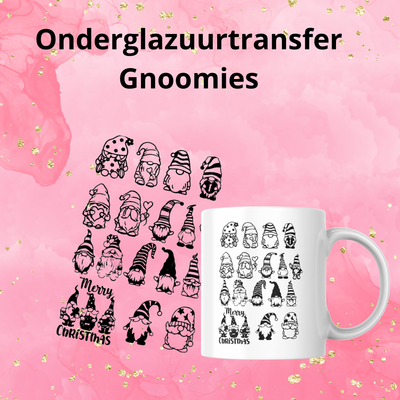 Onderglazuurtransfer A4: Gnoomies