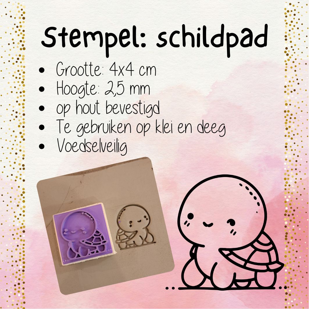 Stempel schildpad