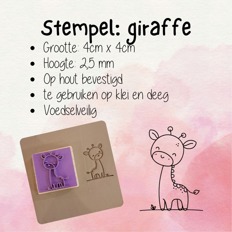 Stempel giraffe
