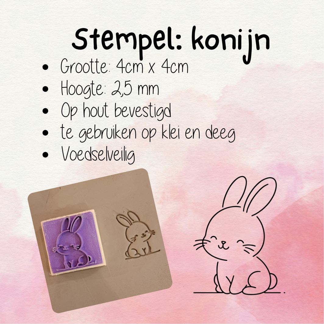 Stempel konijn