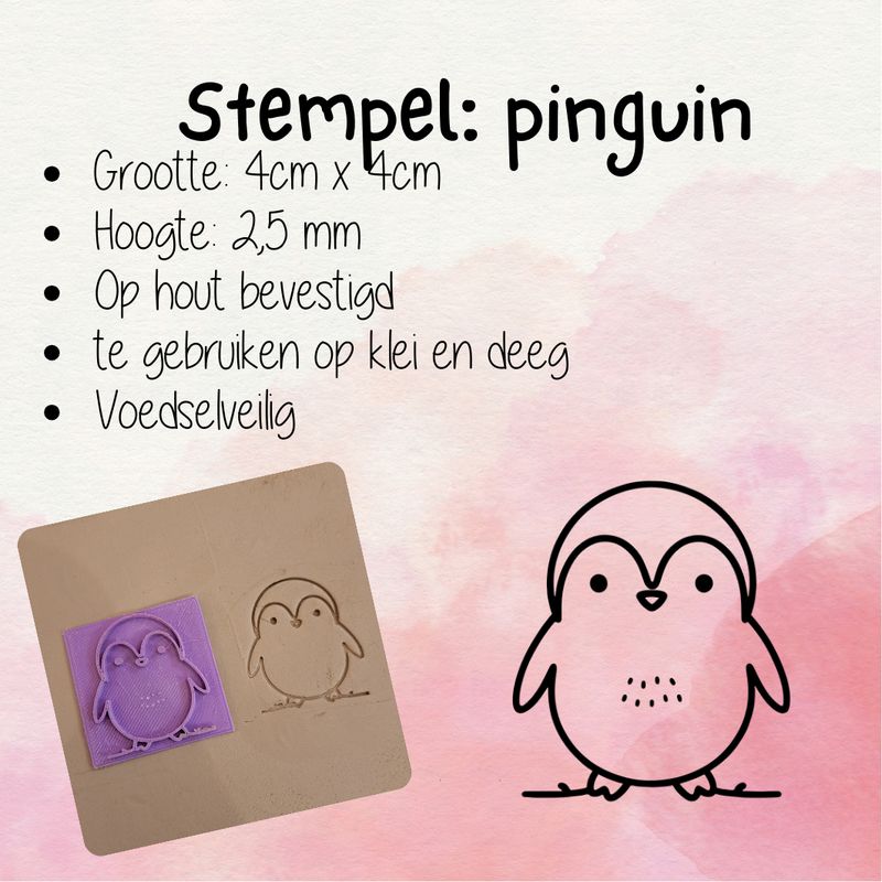 Stempel pinguïn