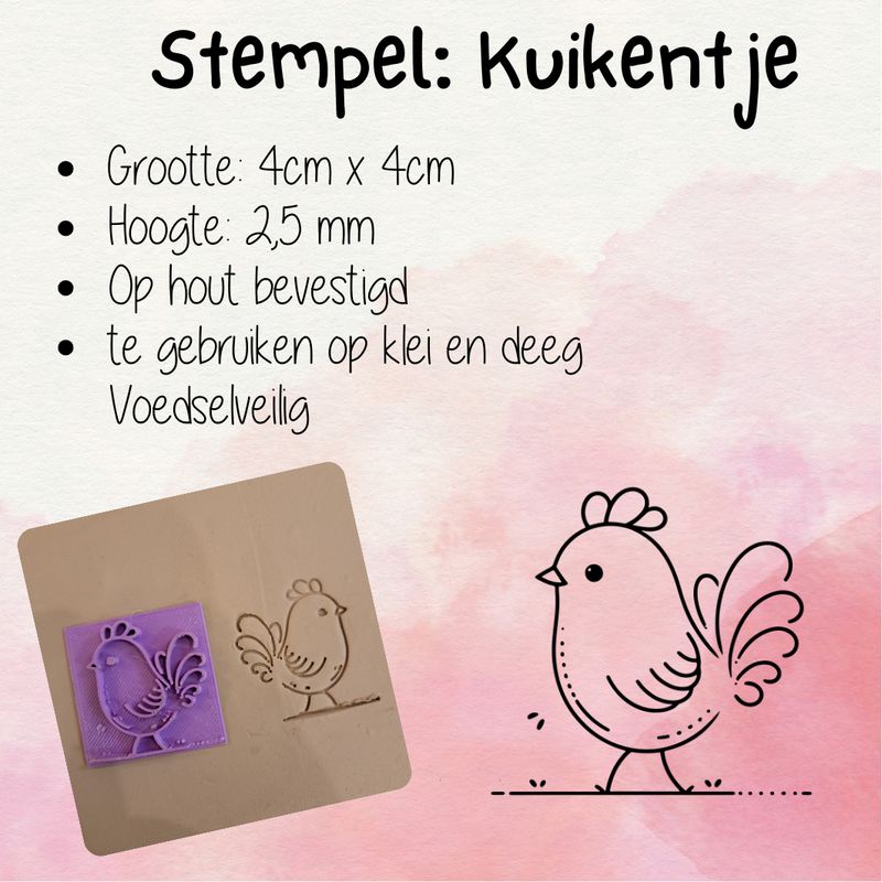 Stempel kuikentje