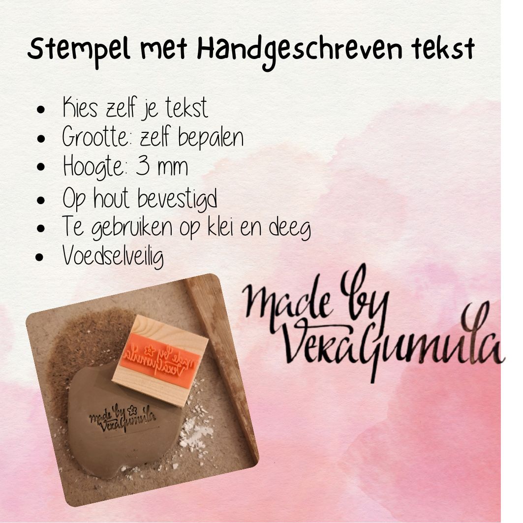 Stempel laten maken met handgeschreven tekst Stempel laten maken met handgeschreven tekst