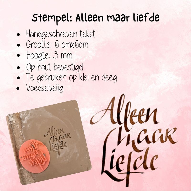 Stempel: Alleen maar liefde.