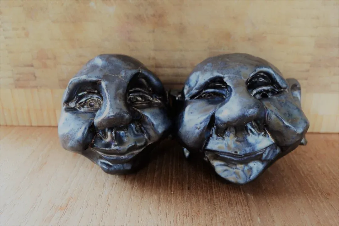 Online workshop keramiek: expressieve gezichten/2