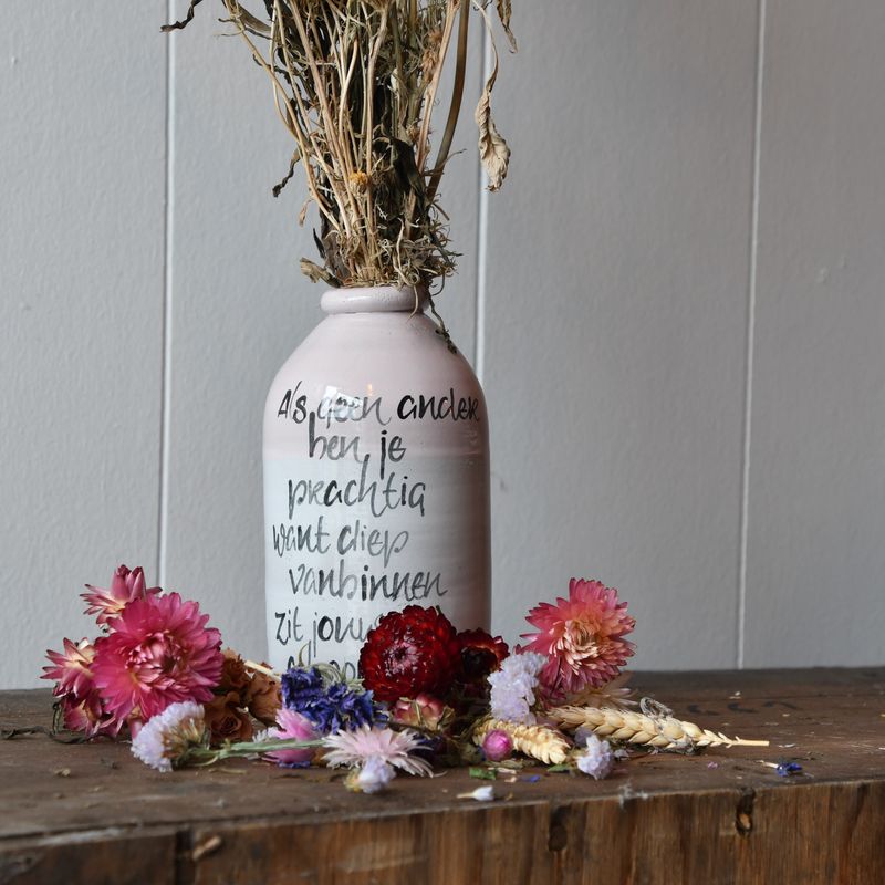 Vaasje: Als geen ander ben je....