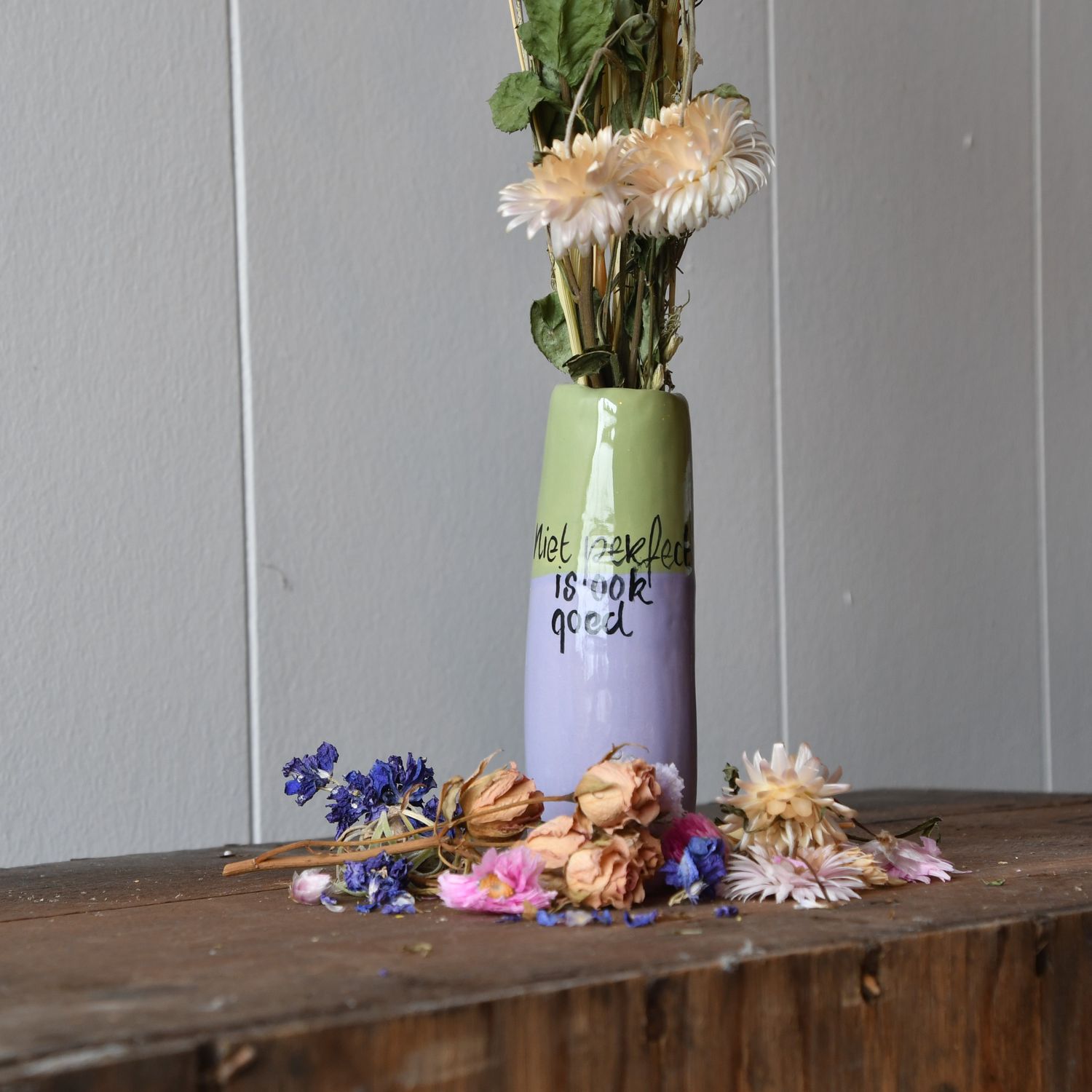 Vaasje: Niet perfect...