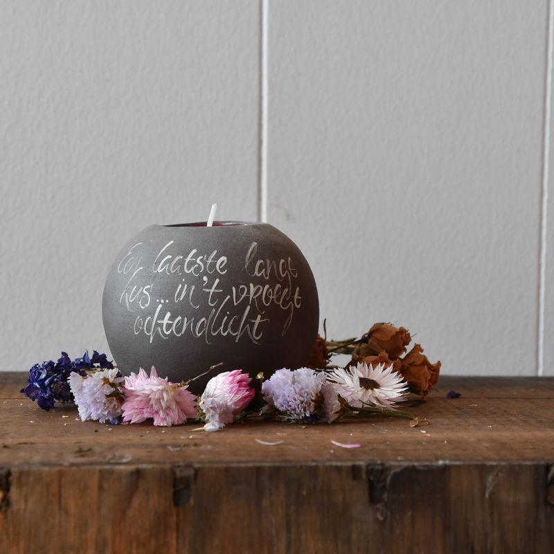 Theelichthouder: Een laatste..