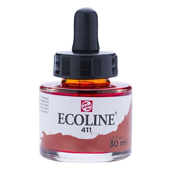Ecoline sienna gebrand 411 - 30 ml