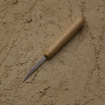 Kleimes lengte 12½ cm. smal stalen lemmet 4 cm