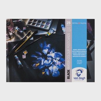 Van Gogh zwart papier A3