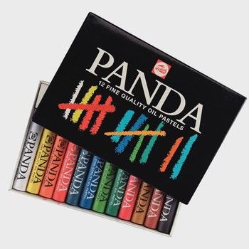 Panda oliepastels set | 12 kleuren Panda oliepastels set | 12 kleuren