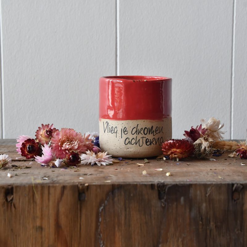 Bloempotje; Vlieg je ...