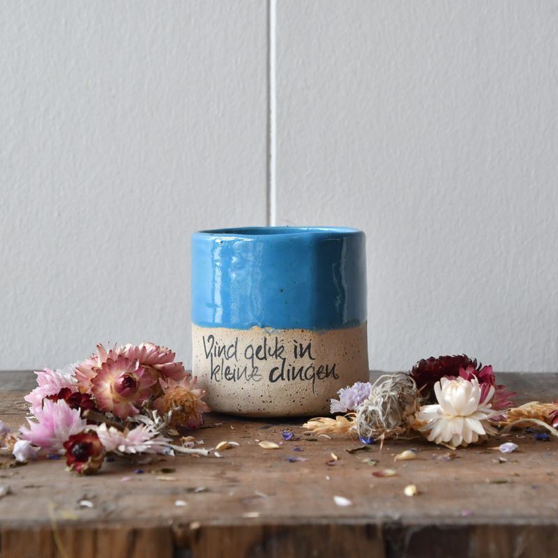 Bloempotje: Veel geluk in kleine dingen