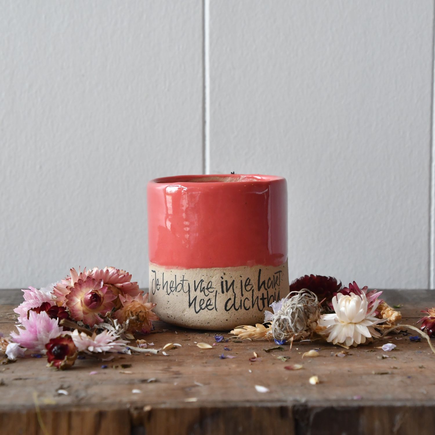 Bloempotje: Je hebt me...