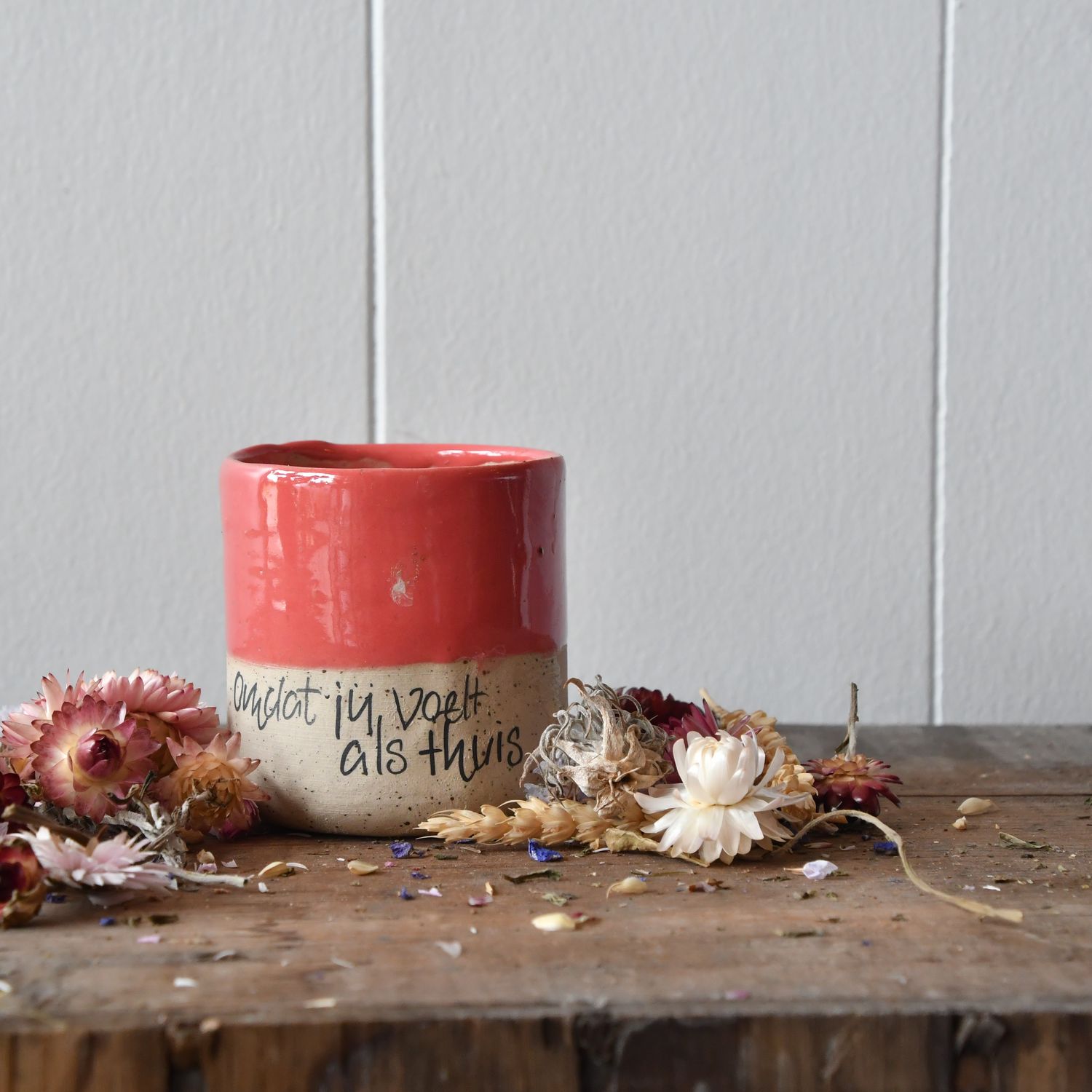 Bloempotje: Omdat jij...