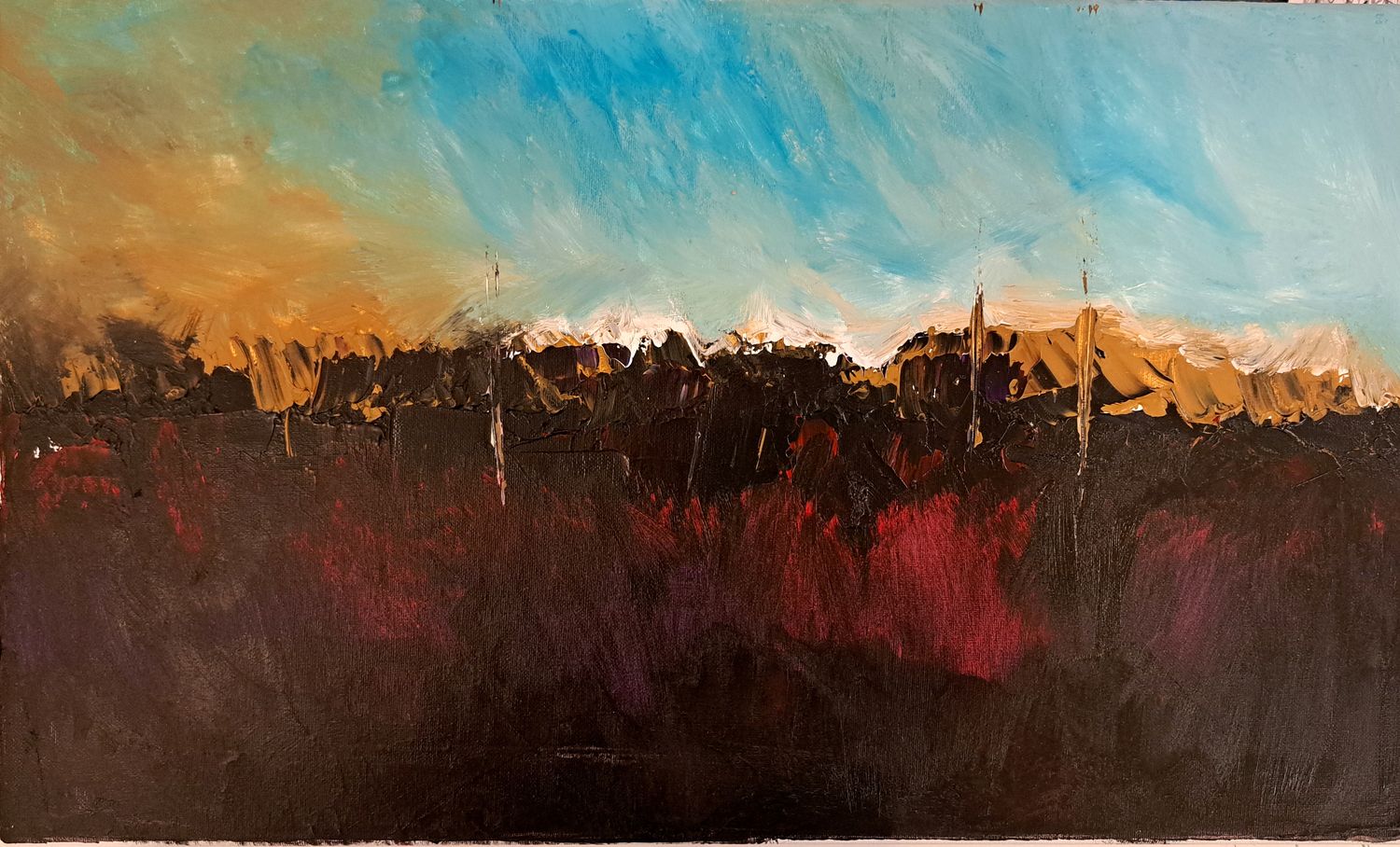 Dynamische landschappen in acryl 17 september Dynamische landschappen in acryl 17 september