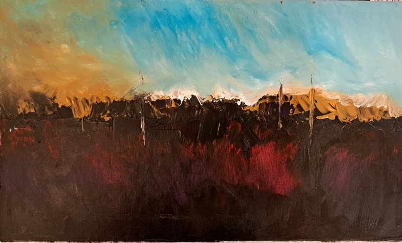 Dynamische landschappen in acryl Dynamische landschappen in acryl