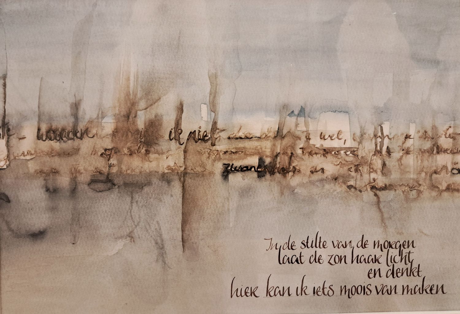 Vrij atelier handletteren : Waterachtige landschappen met bister 25 oktober Vrij atelier handletteren : Waterachtige landschappen met bister 25 oktober