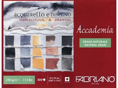 Accademia aquarelpapier 27x35 cm 240 gram 100 vellen