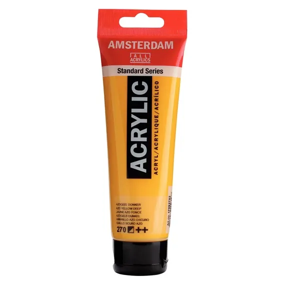 Standard Series Acrylverf Tube 120 ml azogeel donker270