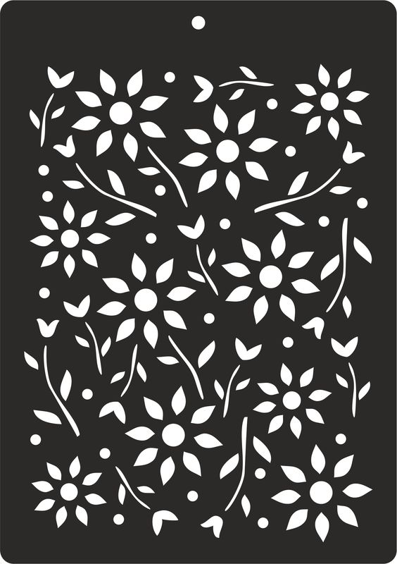 Stencil Flora