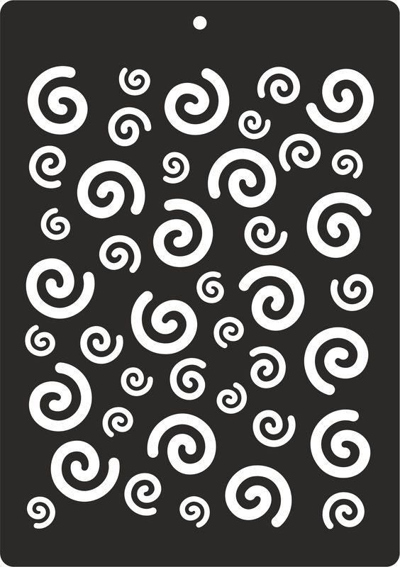 Stencil Spiraal