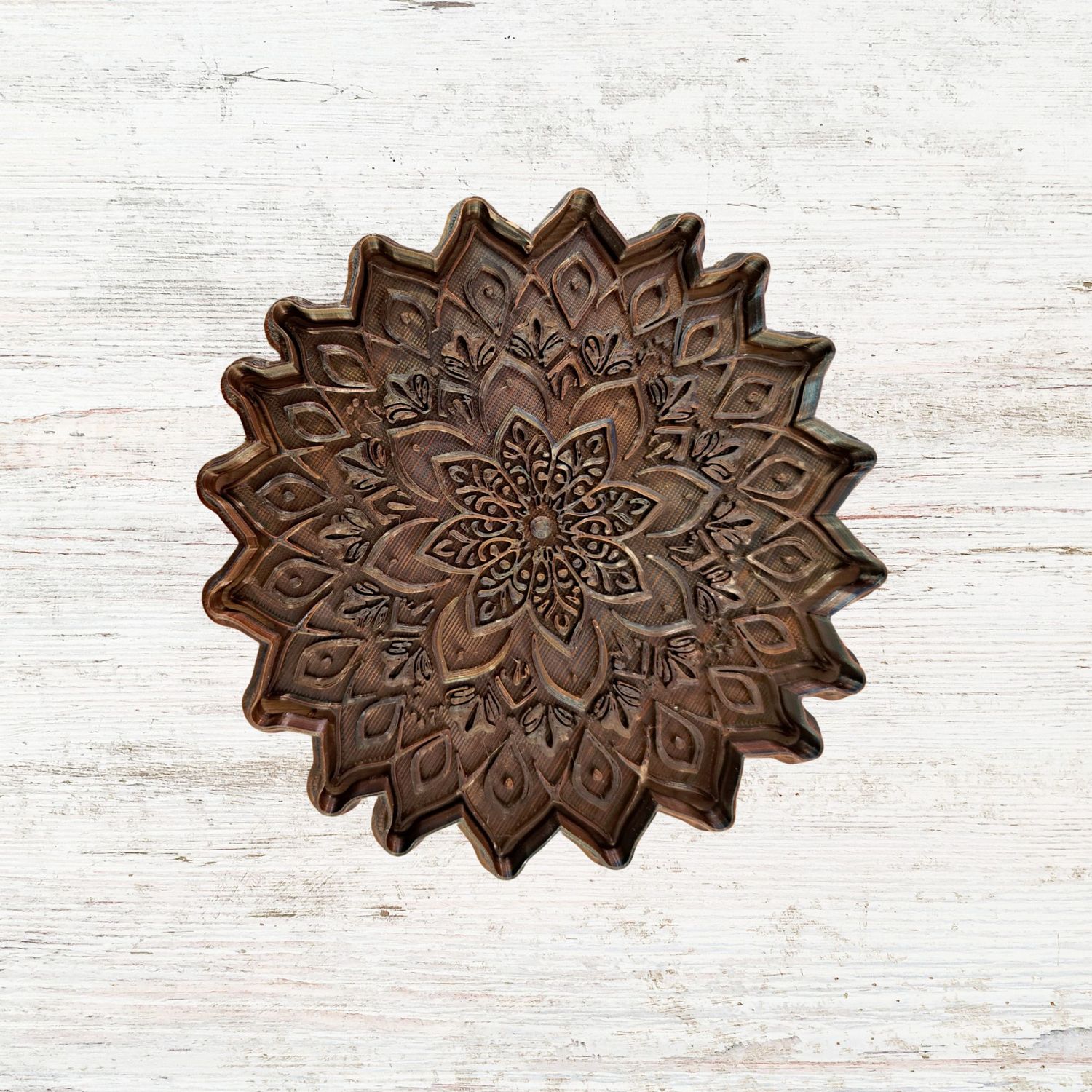 Mandalabloem B met uitsteekvorm 14,5 cm Mandalabloem B met uitsteekvorm 14,5 cm