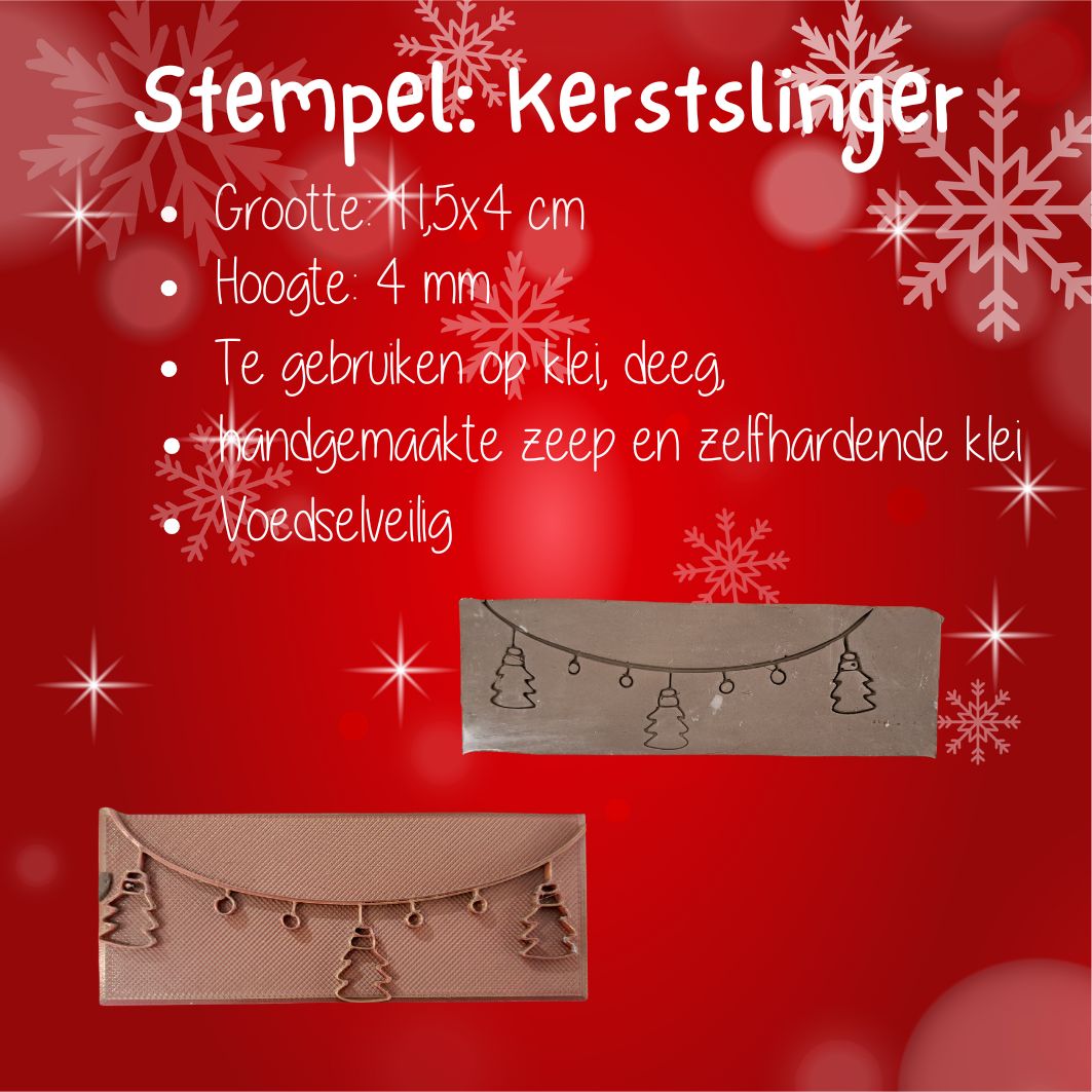 Stempel: Kerstslinger