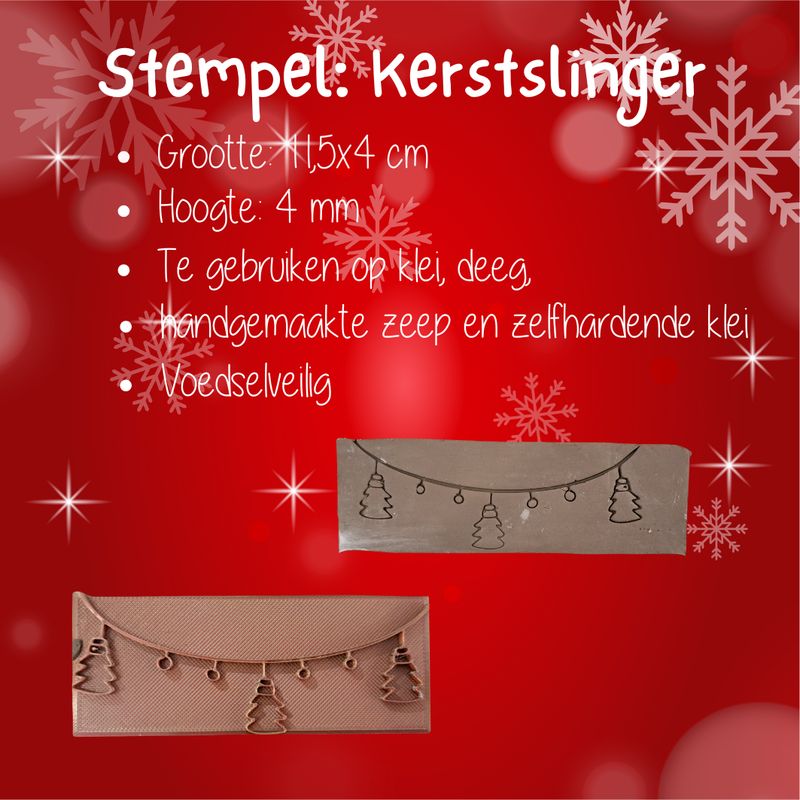 Stempel: Kerstslinger