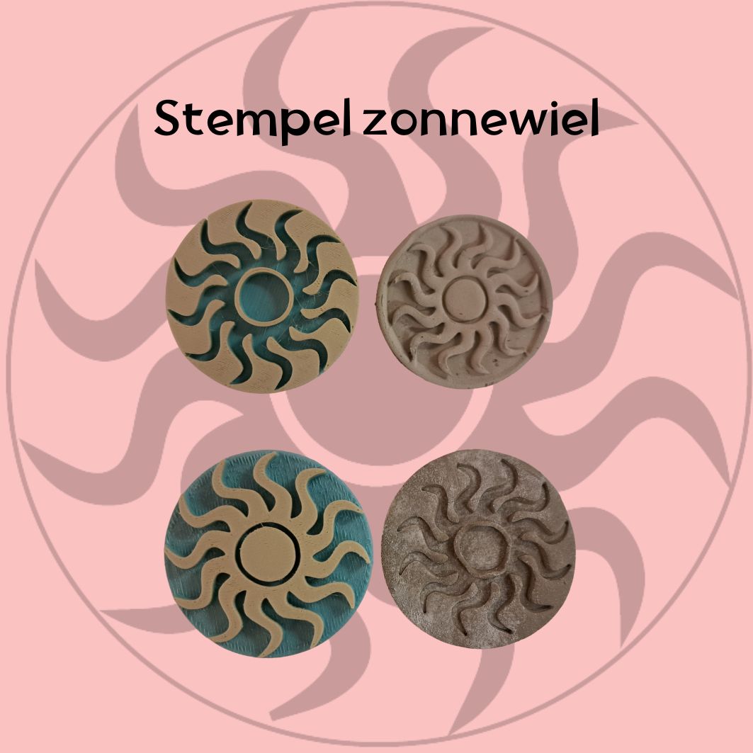 Stempel zonnewiel Stempel zonnewiel