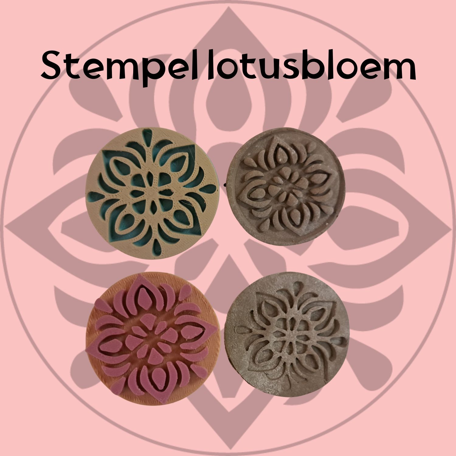 Stempel lotusbloem Stempel lotusbloem