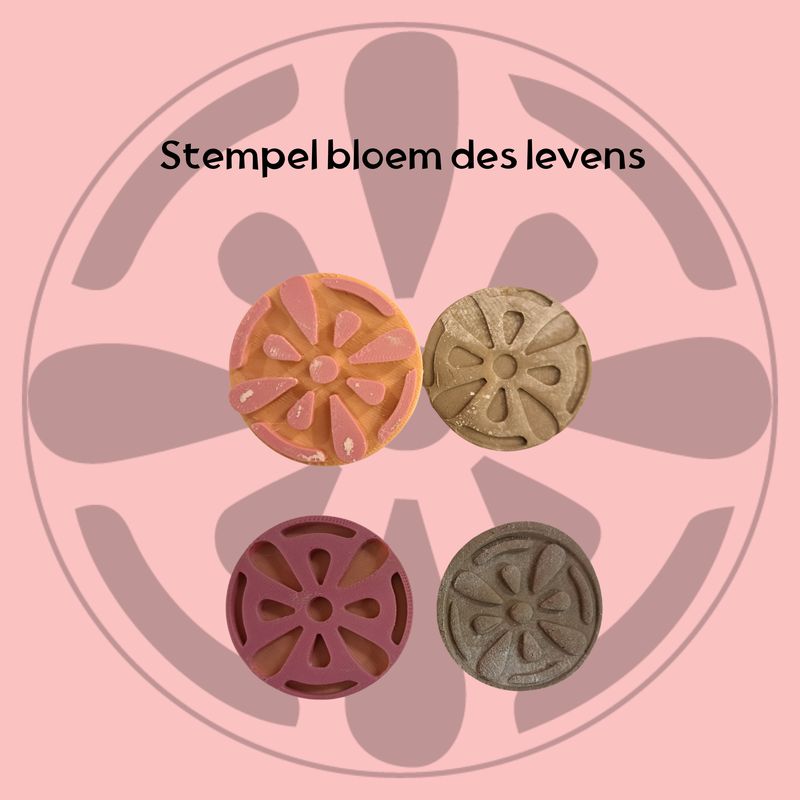 Stempel Bloem des levens