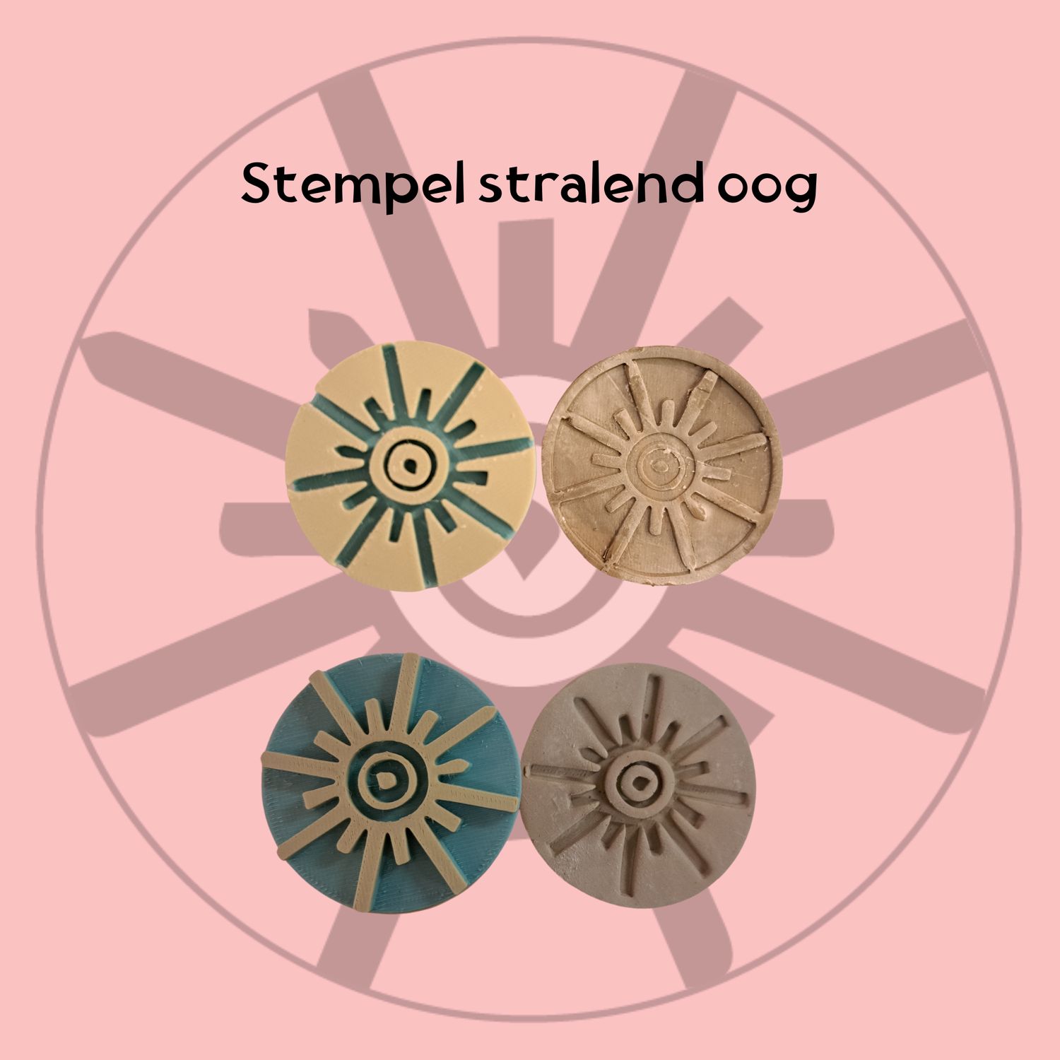 Stempel Stralend oog Stempel Stralend oog
