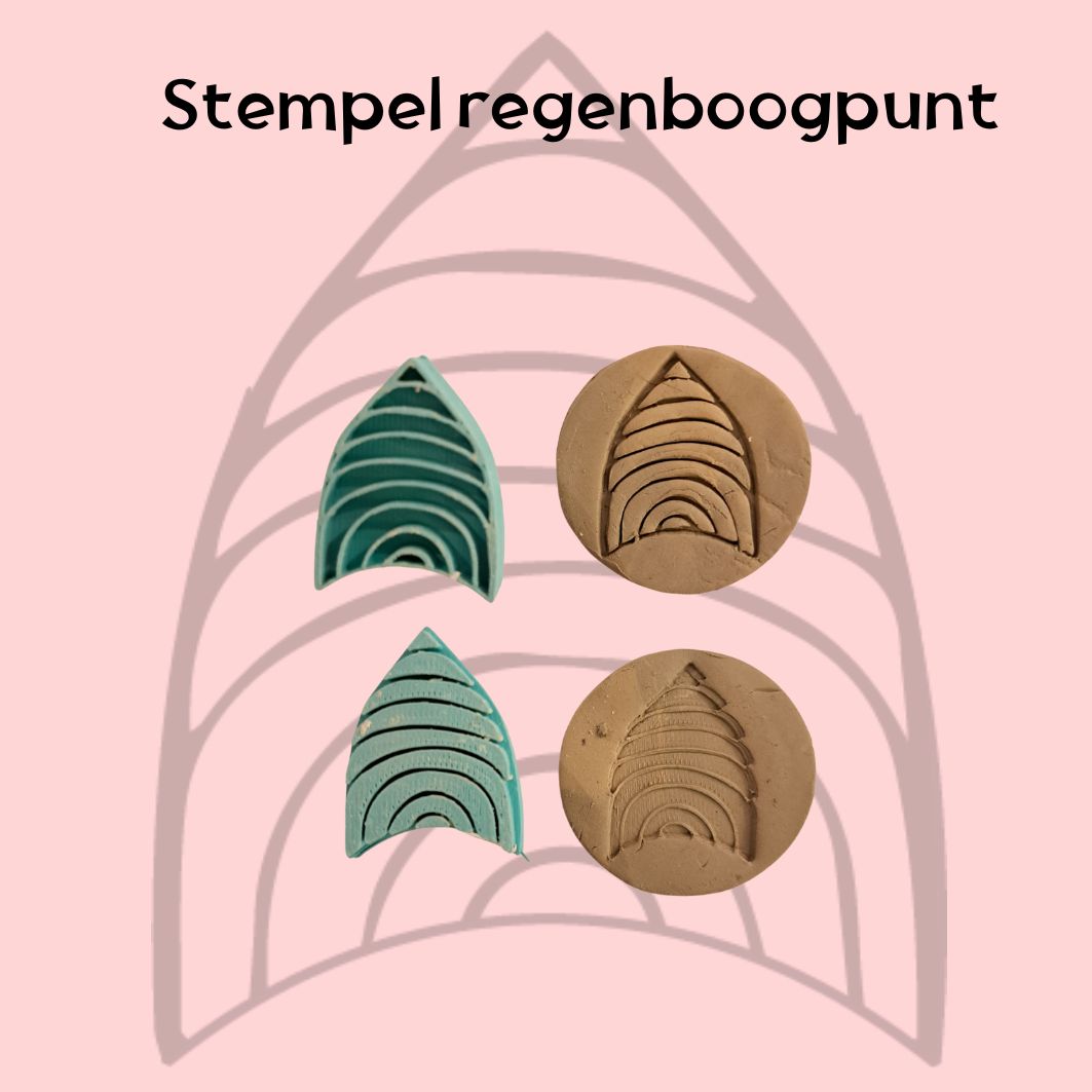 Stempel Regenboogpunt Stempel Regenboogpunt