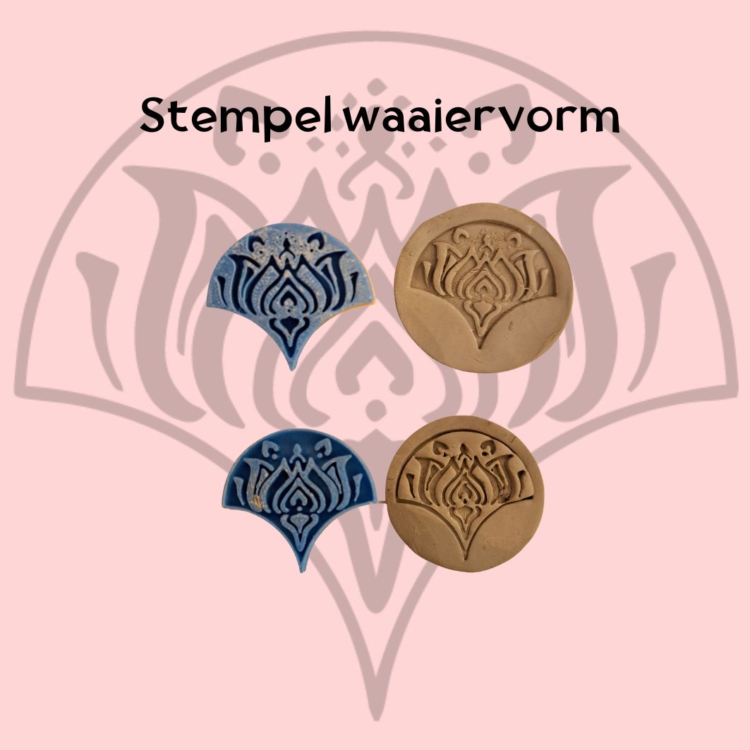 Stempel Waaiervorm Stempel Waaiervorm