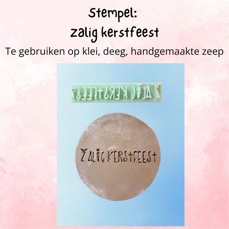 Stempel Zalig Kerstfeest