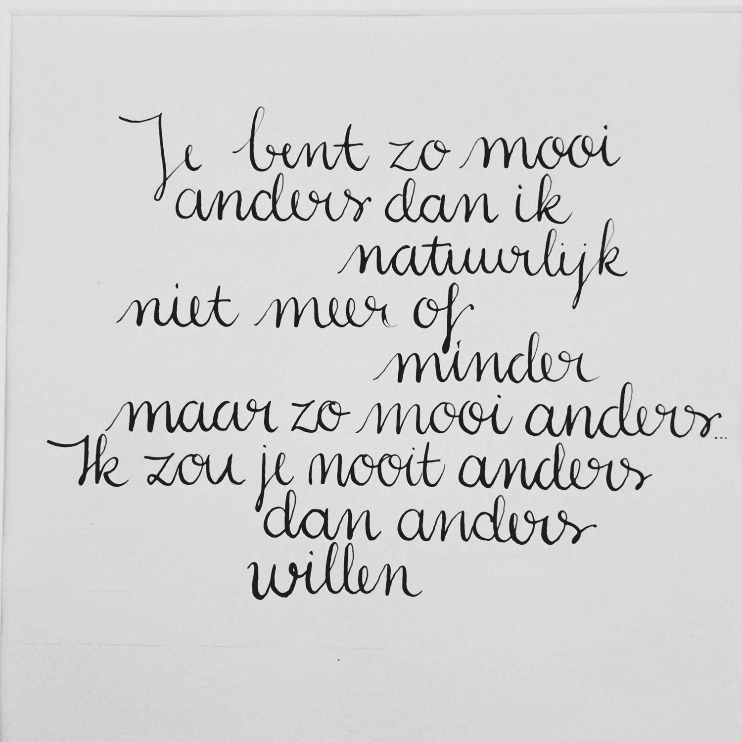 Vrij atelier handletteren: Vloeiend schrift Zaterdag 28 Februari