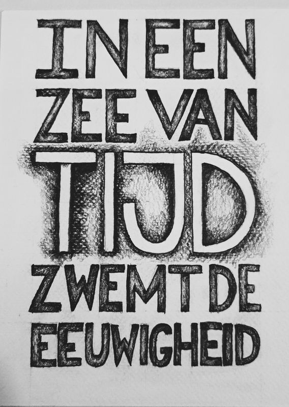 Vrij atelier handletteren: Letters met potlood  Zaterdag 28 Maart