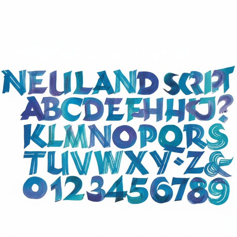 Vrij atelier handletteren: Neuland lettertype Zaterdag 31 Januari