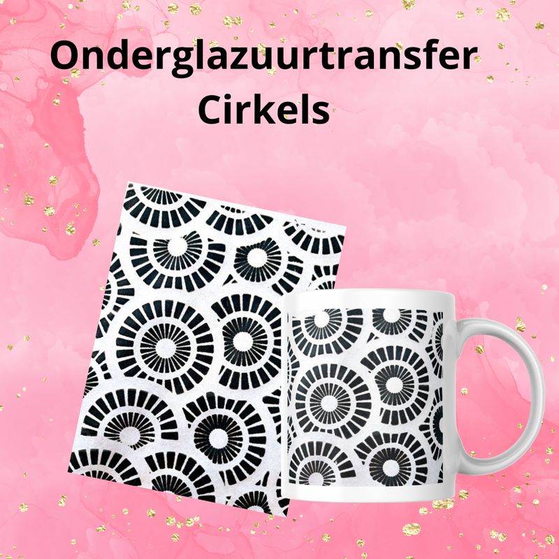 Onderglazuurtransfer A4: Cirkel Onderglazuurtransfer A4: Cirkel