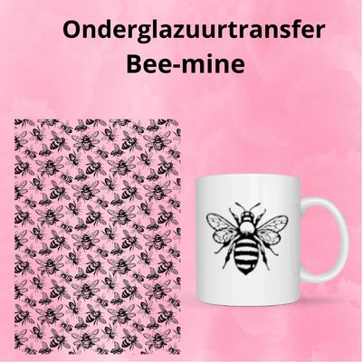 Onderglazuurtransfer A4-A3: Bee-mine Onderglazuurtransfer A4-A3: Bee-mine