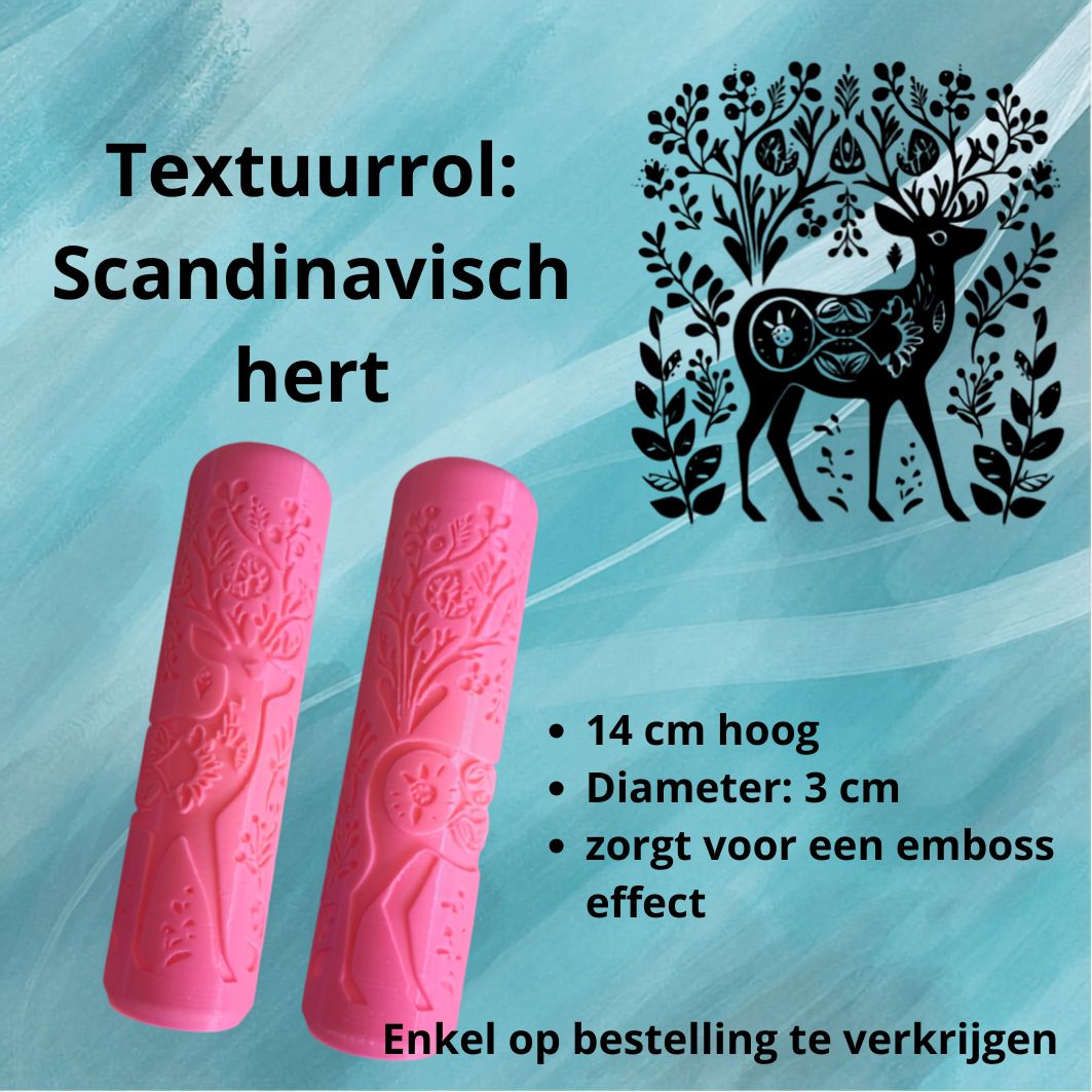 Textuurrol: Scandinavisch hert