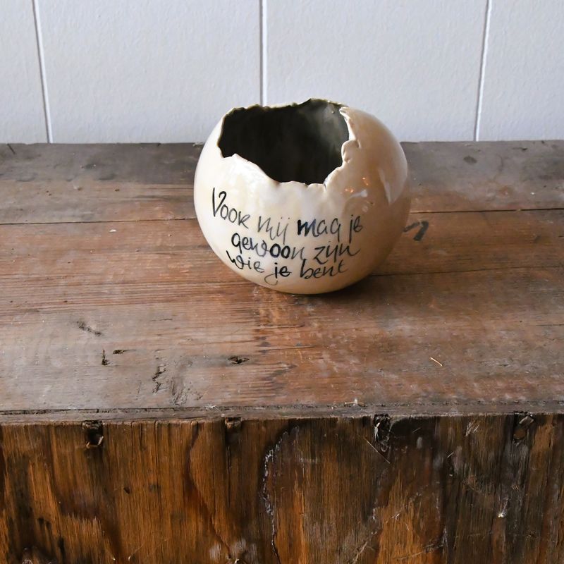 Theelichthouder: Voor mij...