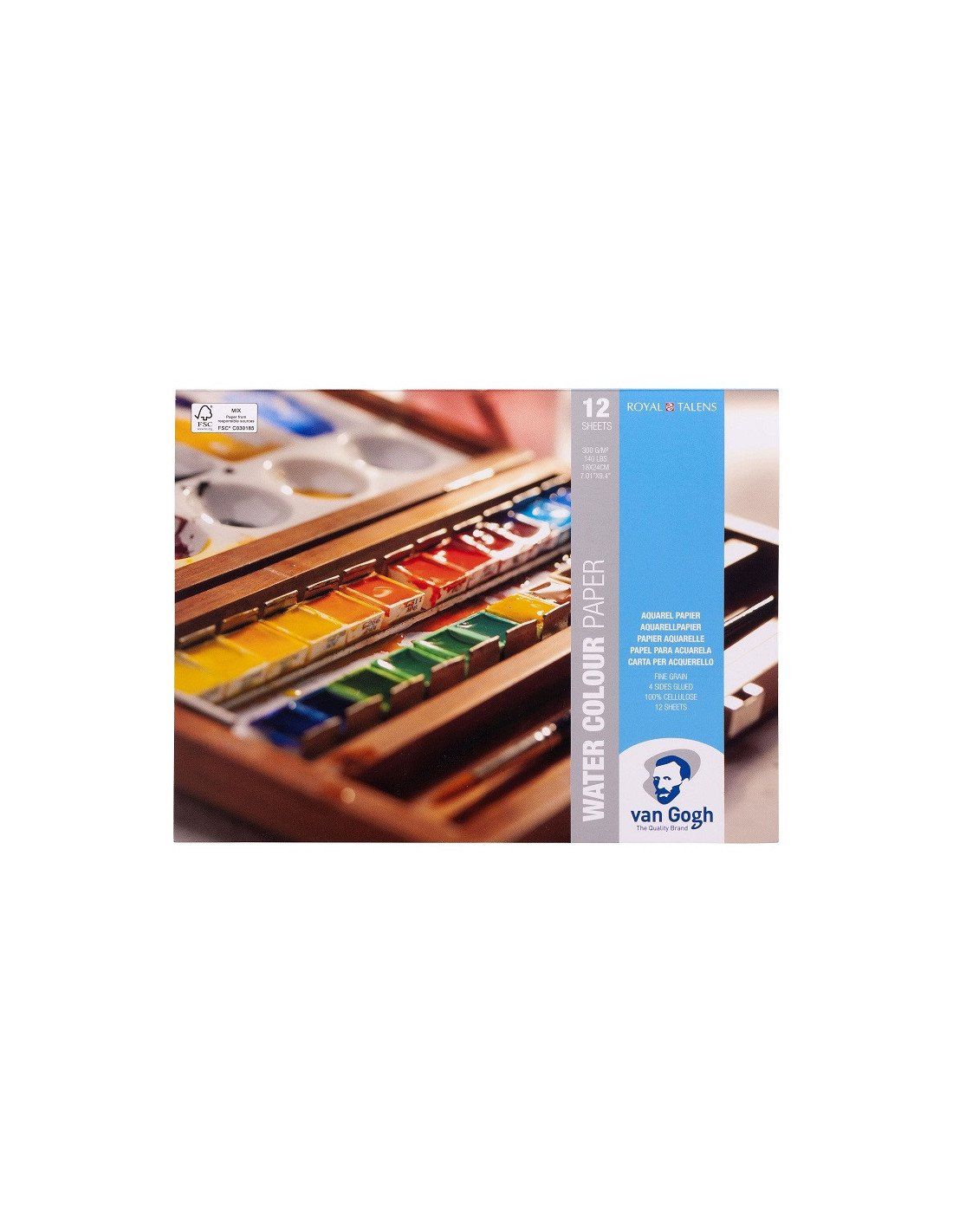 Aquarel papier 18x24 blok