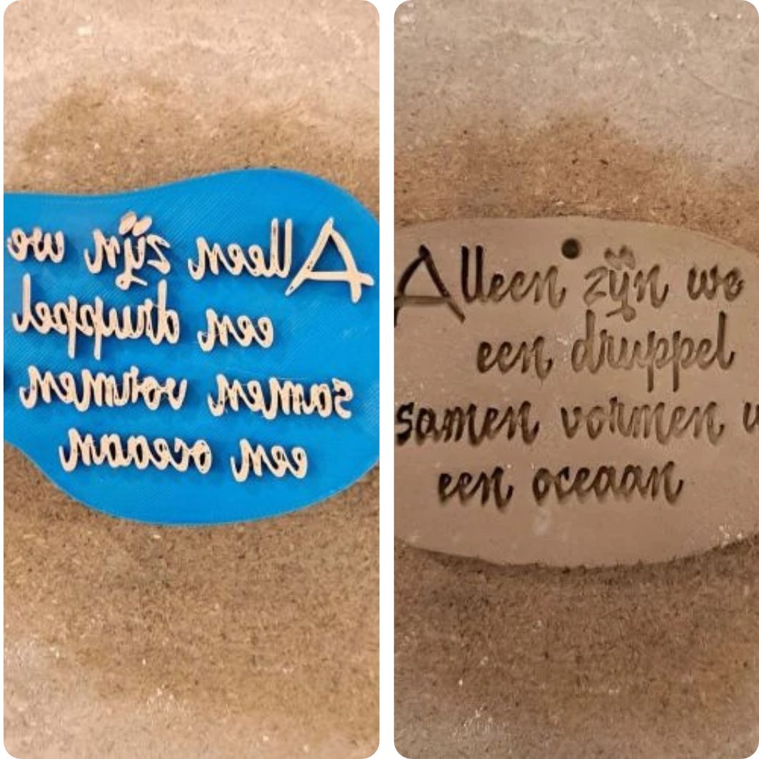 Alleen zijn we een druppel samen vormen we een oceaan