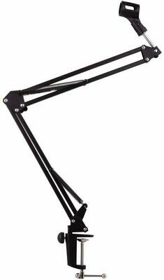 NB-35 Universal Microphone Suspension Boom Scissor Arm Stand with Holder