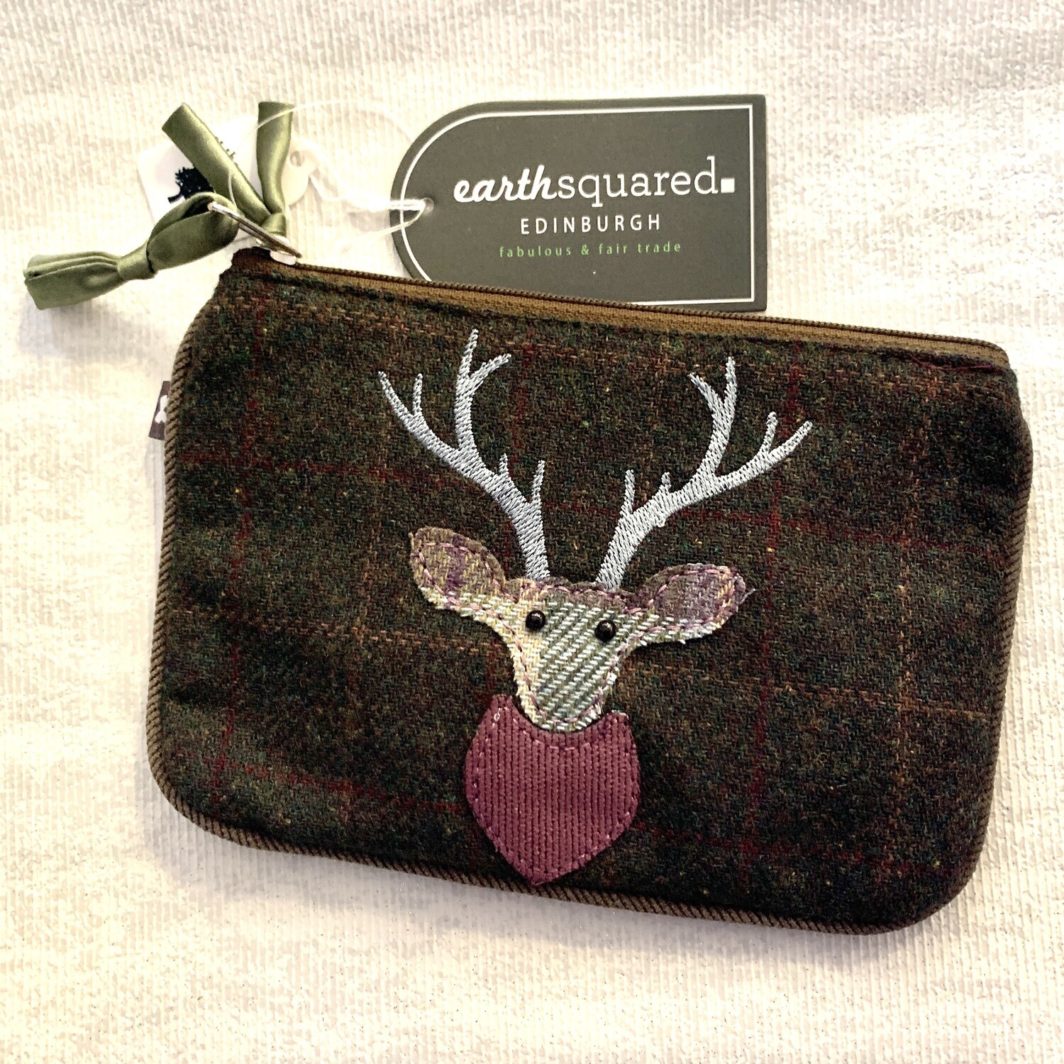 Green Highland Friends Juliet Purse - Deer.