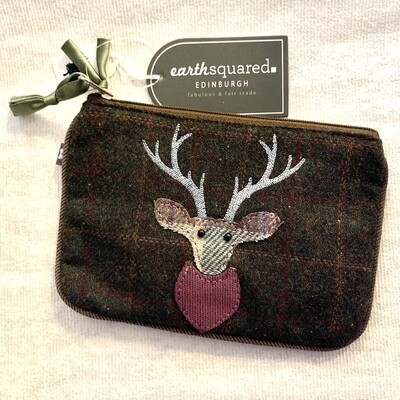 Green Highland Friends Juliet Purse - Deer.