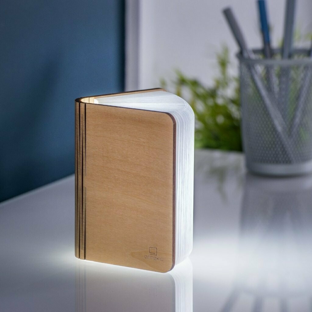 Smart Book Light - Natural Maple Wood